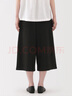 無(wú)印良品（MUJI）女式易干彈力泡泡紗輕便七分褲 褲子女款25年夏季女裝 BE1VSA5S 深灰色 S （155/62A） 曬單實(shí)拍圖