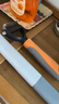 華元寵具（hoopet）狗狗梳子去浮毛開結(jié)梳狗毛清理器祛毛刀梳毛刷子寵物貓咪梳子 橙色小號11齒(長毛貓、小型犬 曬單實拍圖
