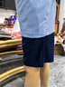 喬丹（QIAODAN）男童全碼短褲兒童夏季輕薄童裝速干五分褲子 宇宙藍 130 曬單實拍圖