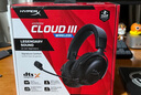 極度未知（HYPERX）颶風2颶風3系列電競游戲耳機頭戴式 fps吃雞耳麥降噪麥克風 原金士頓cloud2電競耳機 颶風3-黑【DTS音效丨性能升級】 曬單實拍圖