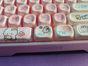 CHERRY櫻桃方糖小兔定制鍵盤(pán) 游戲機械鍵盤(pán) 辦公鍵盤(pán) 電競鍵盤(pán) 女生粉色可愛(ài)高顏值鍵盤(pán) MX3.0S鋁坨坨 定制定金，非鍵盤(pán) 紅軸 曬單實(shí)拍圖