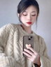 RIK SMITS適用蘋果16promax手機殼全包女生防指紋iphone15保護套防摔13/14高級感個性立體愛心2025新款禮物 酒紅色【升級版】進口材質(zhì)+加厚硅膠防摔+親膚手感 iPhone 1 曬單實拍圖