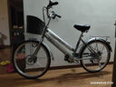 飛鴿（FLYING PIGEON）自行車成人通勤車自行車學(xué)生單車成人自行車通勤自行車城市公路車 豪華銀|6速+雙碟剎+實(shí)心胎+禮包 24寸|身高150-170cm 曬單實(shí)拍圖
