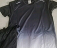 步銳特（BURUITE）運(yùn)動(dòng)套裝男夏季健身衣服速干短袖T恤籃球羽毛球訓(xùn)練短褲跑步裝備 曬單實(shí)拍圖