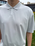 DESCENTE 迪桑特ESSENTIAL系列男女同款短袖POLO衫夏季新品 LG-Oyster Mushroom XL (180/100A) 曬單實拍圖