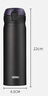膳魔師（THERMOS）保溫杯500ml大容量男女士兒童保冷水杯子JNL-502黑色 曬單實(shí)拍圖