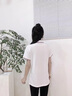 憶服服設(shè)高端定制t恤工作服短袖衫男女翻領(lǐng)polo衫文化廣告衫印logo工裝 白色 薄款 定制請咨詢客服 2XL (180) 曬單實(shí)拍圖
