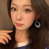 古婷度假風藍紅色大耳環(huán)女2025新款爆款高級感耳釘輕奢小眾方圓臉耳飾 度假風藍紅色大耳環(huán) 曬單實拍圖