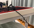 子木雅居電腦桌臥室家用工作臺(tái)學(xué)習(xí)桌雙人位可升降移動(dòng)跨床桌簡(jiǎn)易長(zhǎng)條書桌 磨砂白+可升降加厚白架 180x50x68cm 曬單實(shí)拍圖