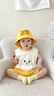 G.DUCKKIDS小黃鴨童裝一歲寶寶衣服夏季兒童套裝男童夏裝無袖背心褲子兩件套 黃色 90 尺碼建議1~2歲 曬單實拍圖