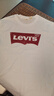 Levi's李維斯情侶美式寬松印花時尚簡約舒適潮流純棉圓領短袖T恤 白色 002A0-0000 XL 曬單實拍圖