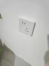 德力西（DELIXI）開關(guān)插座面板86型家用暗裝墻壁電源 CD815官方白色全屋套餐奶油風(fēng) 斜錯(cuò)位五孔（大間距5孔電源） 官網(wǎng)家和系列經(jīng)典裝飾裝修大面板 曬單實(shí)拍圖