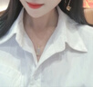 中國黃金（CHINA GOLD）金鑲玉吊墜黃金無(wú)事牌玉墜女足金玉生日禮物送女友老婆教師節禮物 京速達*和田玉無(wú)事牌吊墜約0.5g【配18K金鏈】 曬單實(shí)拍圖