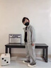 木木屋男童秋裝套裝2025新款兒童運(yùn)動(dòng)服春秋4-15歲中大童衣服衛(wèi)衣兩件套 灰色 160 尺碼13~14歲【150-160cm】/5 曬單實(shí)拍圖