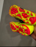 阿迪達(dá)斯 （adidas） PREDATOR LEAGUE AG獵鷹系列人造草地短釘足球鞋IF3209 黃 曬單實(shí)拍圖
