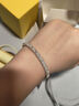 施華洛世奇（SWAROVSKI）新品【此沙同款】Meteora 手鐲輕奢飾品生日38女神節禮物送女友 鍍玫瑰金色 S碼 5688610 曬單實(shí)拍圖