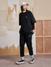 匡威（Converse）官方 男女美式黑白撞色字母短袖全棉圓領(lǐng)T恤10024566 10024566-A02 M 曬單實拍圖