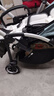 博格步（BUGABOO）荷蘭Bugaboo Bee6博格步多功能輕便城市型雙向可折疊嬰兒推車 銀架水霧藍(lán) 黑座 曬單實(shí)拍圖