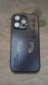 金恒適用于蘋果16promax手機(jī)殼鏡頭全包防摔保護(hù)套iphone16pro超薄自帶鏡頭膜錦鯉諸事皆順16外殼男女 液態(tài)磨砂【漸變諸事皆順錦鯉炫酷黑】黑色 iPhone 16 Pro Max 曬單實拍圖