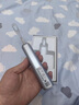 多利科聲波振掃電動(dòng)牙刷三檔力度軟毛刷頭不傷牙齦充電式 銀色七夕禮物 曬單實(shí)拍圖