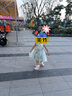 戴維貝拉（DAVE＆BELLA）2025夏裝新款小童連衣裙透氣兒童網(wǎng)紗裙女童公主裙洋氣女寶寶裙子 花朵印花【現(xiàn)貨】 110 cm（建議身高100-110cm） 曬單實(shí)拍圖