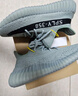 阿迪達(dá)斯Yeezy350灰湖綠夏日透氣椰子男女休閑鞋HQ2060 UK842 曬單實(shí)拍圖