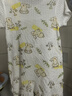 優(yōu)奇嬰兒衣服夏季薄款短袖連體衣新生兒衣服寶寶滿月純棉外出哈衣爬服 森林兔 90cm 曬單實拍圖