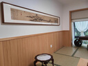 伯莎丹頓（BERTHA DENTON）純手繪國畫(huà)鶴舞吉祥客廳裝飾畫(huà)辦公室八駿圖書(shū)房字畫(huà)真跡掛畫(huà)帶框 手繪真跡【湖邊獨釣】 帶框長(cháng)165cm 高50cm 曬單實(shí)拍圖