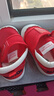 婧麒（JOYNCLEON）兒童鞋男童學(xué)步鞋女寶寶鞋子春秋季新款嬰兒鞋1到3歲軟底薄款 紅色【單網(wǎng)夏季】 14.5 cm內長(cháng) 曬單實(shí)拍圖