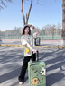 杰西度（ZECEDO）行李箱女20寸登機密碼箱26大容量學(xué)生旅行箱子24拉桿箱子兒童可愛(ài) 【綠色】1:9側開(kāi)蓋/可擴展大深倉 20英寸 Max登機箱/擴容20％ 曬單實(shí)拍圖