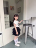 G.DUCKKIDS小黃鴨童裝女童套裝夏季兒童衣服女小童短袖T恤格子裙夏裝兩件套 套裝 140 尺碼9~10歲【130-140cm】cm 曬單實拍圖