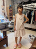 little MO&Co.原紗防曬500+ little moco童裝25夏新款女童立體蝴蝶結(jié)無袖連衣裙 裸紫色 140 140/68 曬單實(shí)拍圖