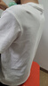 京東京造兒童t恤男5A抑菌新疆棉圓領(lǐng)衣服男裝打底衫印花 白色140 曬單實拍圖