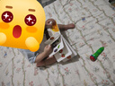 小彼恩毛毛蟲點讀筆 雙語幼兒啟蒙早教點讀筆毛毛蟲學(xué)習(xí)機(jī)生日禮物兒童 【歡唱童謠】2.0點讀筆+彩虹兔1 曬單實拍圖