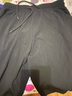 真維斯（JEANSWEST）休閑褲男彈力網(wǎng)眼透氣夏季打球直筒五分褲涼感寬松大碼運動短褲c 黑色 XL 推薦（130-160斤） 曬單實拍圖