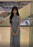 妙奕嘉法式掛脖連衣裙女夏季新款裙子女士輕奢高級感長(cháng)裙純欲海邊沙灘裙 藍色法式無(wú)袖掛脖露肩長(cháng)裙 M 【建議90-105斤】 曬單實(shí)拍圖