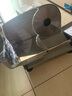 志高（CHIGO）切肉片機羊肉卷切片機切肉機電動刨肉機家用小型刨牛肉肥牛卷機檸檬火腿面包果蔬切肉神器 銀色丨家用半自動手推款丨1-15mm丨曬單送原刀 曬單實拍圖