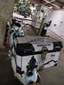星騎俠裂行pcx160摩托車尾箱uy125uu鋁合金尾箱巧格i電動車小牛n1后備箱 02款50L銀版花+內(nèi)襯+快拆碳鋼 曬單實拍圖
