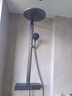 科勒（KOHLER）數(shù)顯恒溫淋浴花灑雨神SH10衛(wèi)生間洗澡龍頭大置物臺大頂噴頭37963T 晨汐恒溫三出水淋浴柱-暮光灰 曬單實拍圖