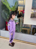 G.DUCKKIDS童裝庫洛米衣服女童套裝春秋季兒童服裝中小童秋長袖運動裝小女孩 紫色 100 建議90-100cm3-4歲cm 曬單實拍圖