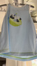 babycare薄荷背心兒童無袖上衣寶寶家居服男童短袖女童吊帶 遠(yuǎn)天藍(lán) 90 曬單實(shí)拍圖