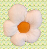 皮爾卡丹（pierrecardin）花朵抱枕 沙發(fā)靠墊花瓣坐墊辦公室午睡枕汽車座椅墊 黃色40*40cm 曬單實拍圖