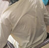 都市麗人帶胸墊純棉睡衣套裝女款2025年四季款開襟家居服長袖長褲兩件套 曬單實拍圖