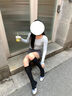 MJ STYLEU領(lǐng)開扣修身長袖T恤女2025年秋季女裝新款修身顯瘦親膚內(nèi)搭打底衫 曬單實拍圖