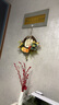 飾部落飾部落仿真花墻面壁掛裝飾 墻上裝扮掛件 房間店鋪門(mén)上裝飾掛牌 平安喜樂(lè) 花苞紅果 曬單實(shí)拍圖