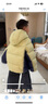 onmygame【泡芙】兒童羽絨服男童女童輕暖安心絨外套冬季新款保暖面包服 爪菊黃 130 曬單實拍圖