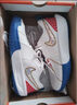 耐克（NIKE）AirZoomG.T.Cut3圓頭系帶防滑耐磨透氣中幫兒童籃球鞋白色 白色 35 曬單實(shí)拍圖