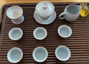 唐豐宋蘊李桂蓮汝窯茶具套裝高檔開(kāi)片可養汝瓷功夫茶壺茶杯禮盒裝 曬單實(shí)拍圖