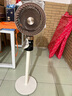 創(chuàng)維【全屋驅(qū)蚊】空氣循環(huán)扇家用電風(fēng)扇落地扇2025新款大風(fēng)量語音遙控輕音節(jié)能臥室小風(fēng)扇Q522 白咖色 曬單實(shí)拍圖