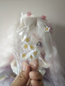 棉花星球棉花娃娃白露高溫絲女孩公仔娃衣服毛絨20cm玩具套裝玩偶生日禮物 白露+漸變發(fā)套+南國夢蝶套裝+鞋 20cm-有骨架(簡單打理) 曬單實拍圖